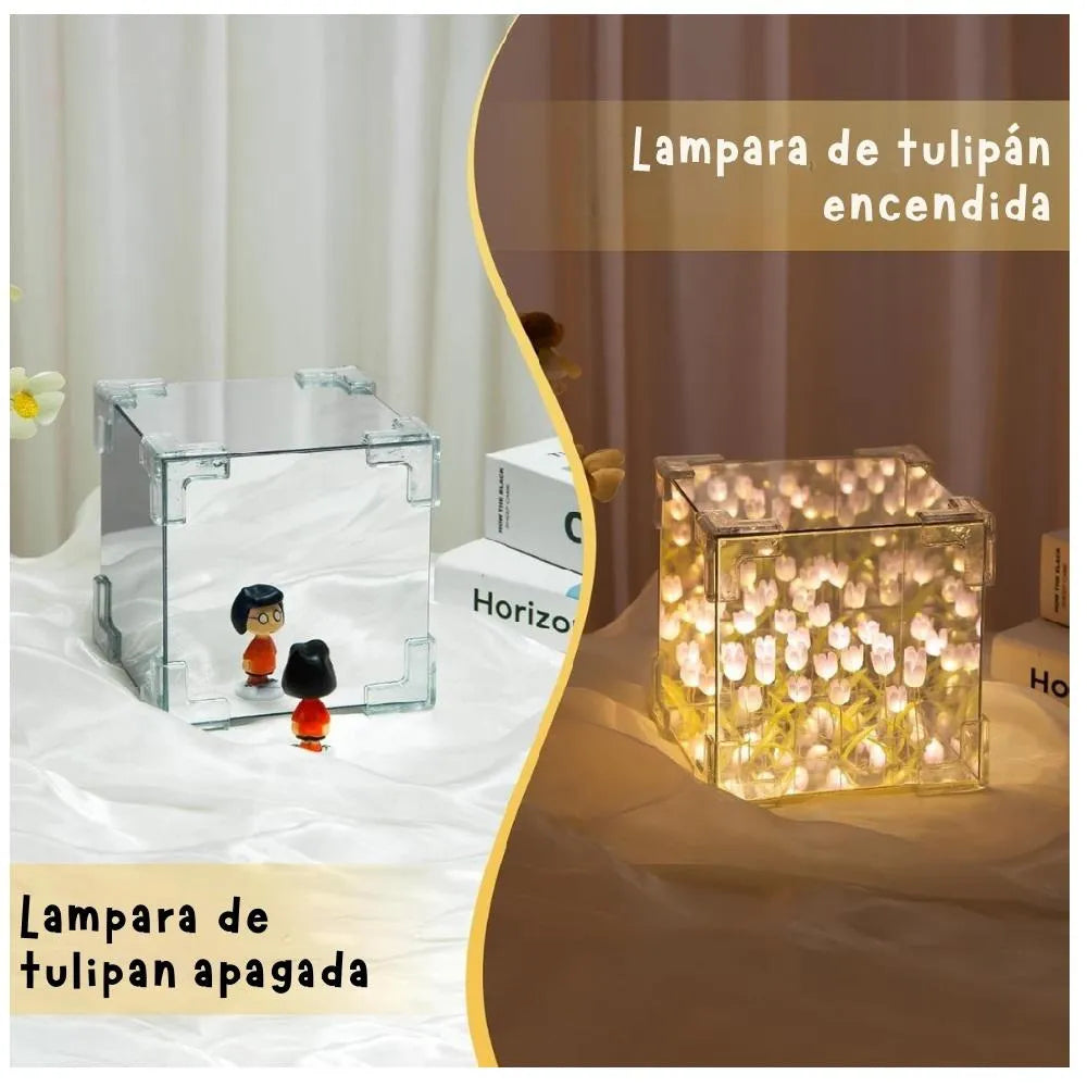 🌷 Lámpara Tulipán LED 3D — ¡Transforma tu Espacio con Luz y Naturaleza